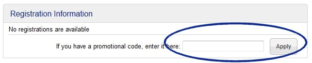 Promo Code Box